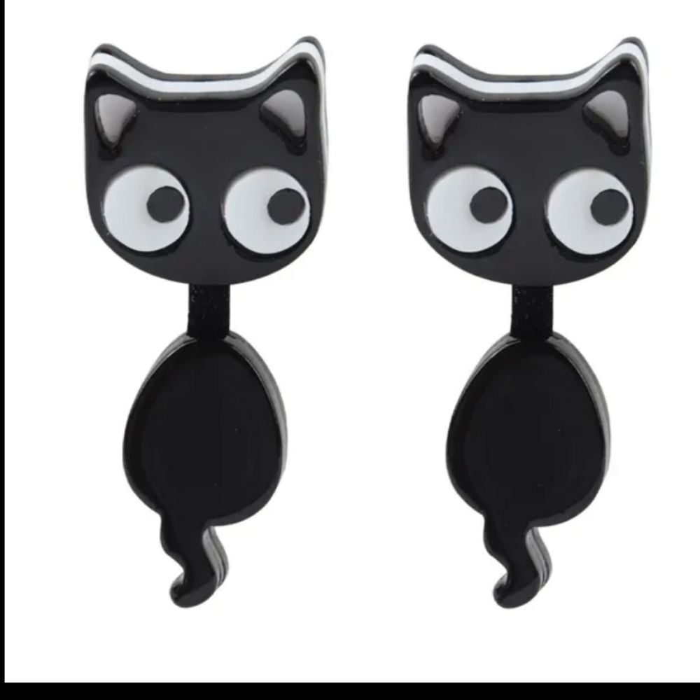 Nwot Cat Earrings
